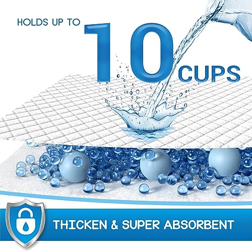 Image of CROCI XXL Puppy Pads with Adhesive Tabs Disposable Pee Pads 36x36in 30Ct