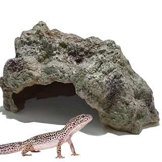 MUYYIKA cachette en résine pour terrarium, 12,5 x 9 x 7 cm