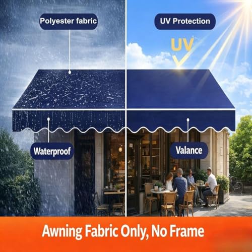 Auvent de terrasse rétractable pour bloquer les UV et la chaleur extérieure - 8