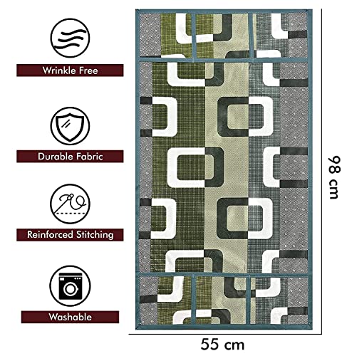 Image of Yellow Weaves Combo of Exclusive Decorative Fridge Top Cover 4 Fridge Mats (5 Piece Set)