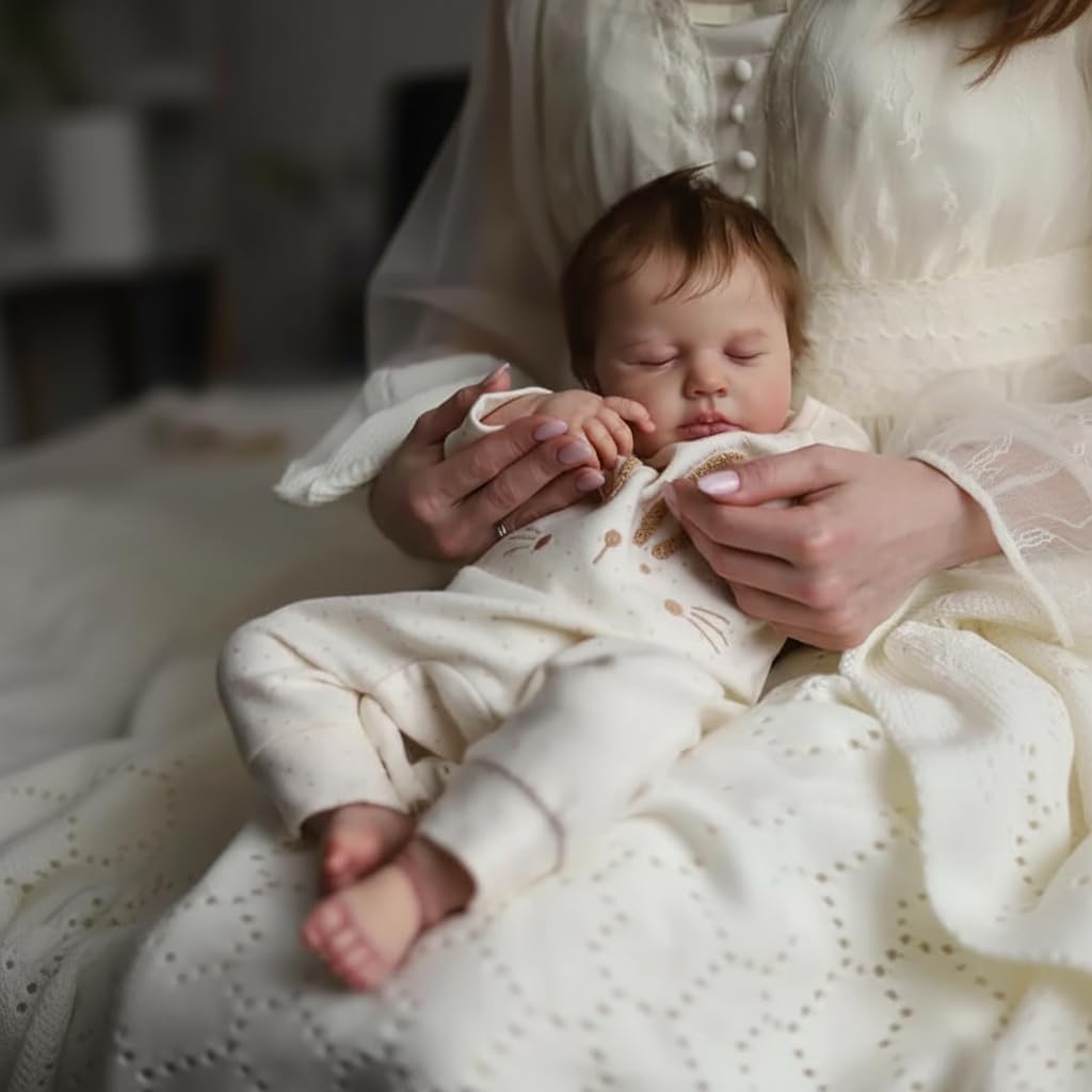 Zero Pam Reborn Baby Dolls Silicone Vinyl Full Body Girls 20 Inch Realistic Newborn Dolls Real Life Reborn Doll Anatomically Correct Doll That Look Real Sleeping Babies