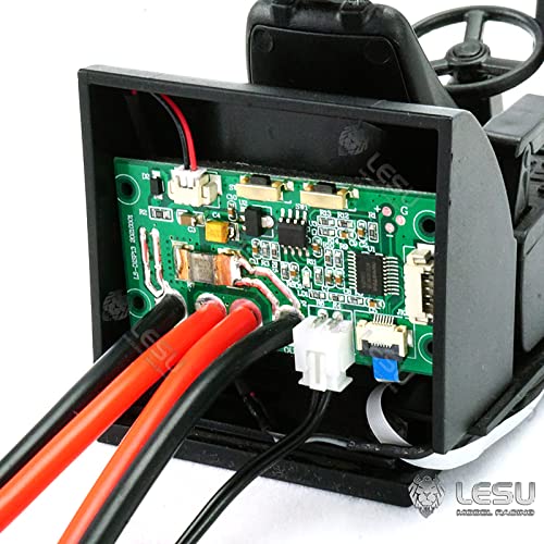 LESU Excavadora LCD de simulación de pantalla de cristal líquido para excavadora hidráulica 1/14 RC modelo Carter AC360