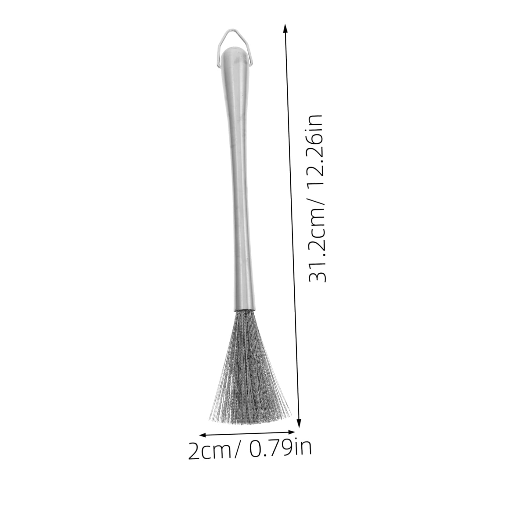 Hohopeti Deep Sink Cleaning Brush Dish Scrubber Brush for Pots Dishes Handheld Steel Dish Scrubber Dishwasher Tool