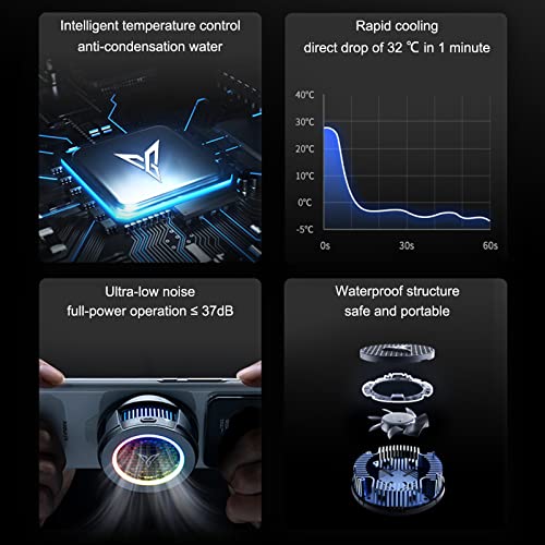 Cooler Flydigi B6X | Área de resfriamento maior de 36x36mm | 20W