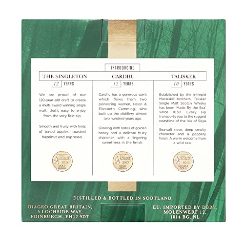 Classic MaltsMulti Explorer Pack (Cardhu 15y / Singleton 12y / Talisker 10y) Single Malt Whisky (1 x 0.5 l) – Bild 4