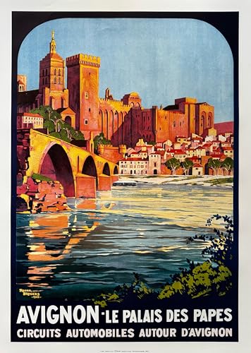 Affiche Avignon poster mural deco design chambre 50X70 cm