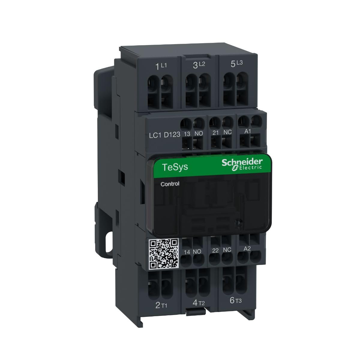Schneider Electric LC1D123P7 TeSys D Contactor 3P AC-3 <=440 V, 12 A Bobina 230 V CA Resorte
