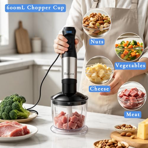8-in-1 Immersion Blender 1200W 5-Speed Kit - Image 2