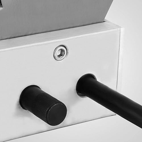 Miniatura 6 de Trituradora de malta de acero inoxidable de 2 rodillos, molino de malta de grano de cebada ajustable manual trituradora de granos de cerveza casera