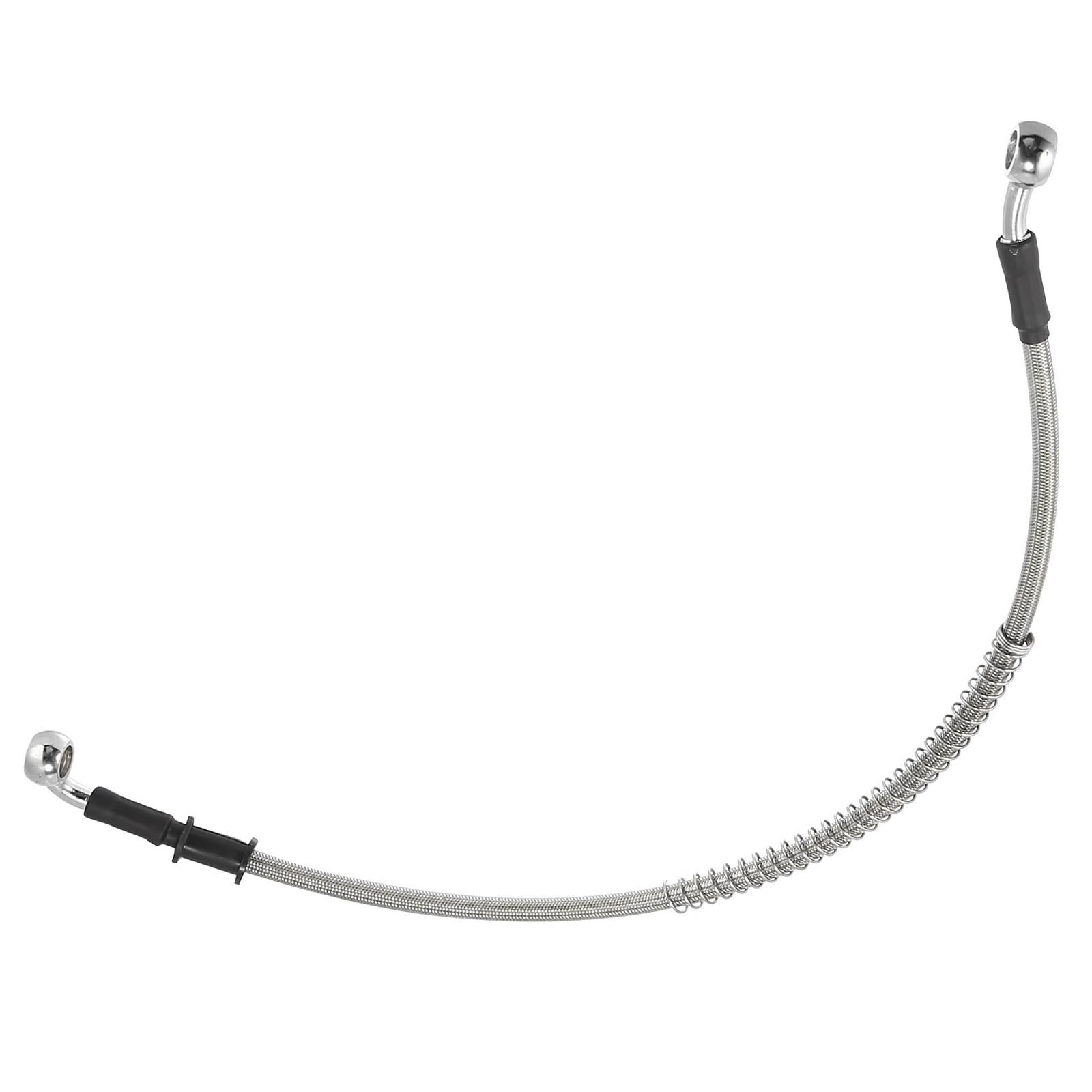 Ksxzw Silver Motorbike Part 50Cm Universal Motorcycle Brake Clutch Oil Hose Line Pipe Hydraulic Reinforced Braided
