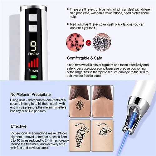 Stylo picoseconde 9 modes et 5 niveaux de puissance pour pigmentation cutanée