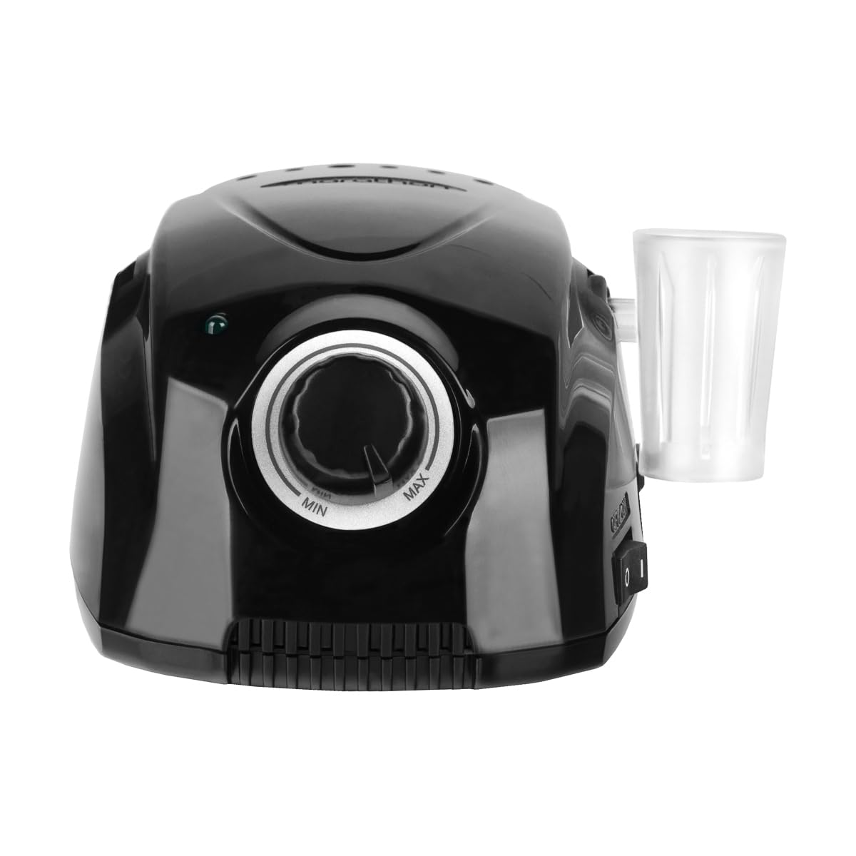 Saeyang Nagelfräser Nagelfeile Elektrisch 3000 RPM Professionelle Nagel Pediküre Maschine mit Fußpedal für Nagelstudio/Salon (schwarz)