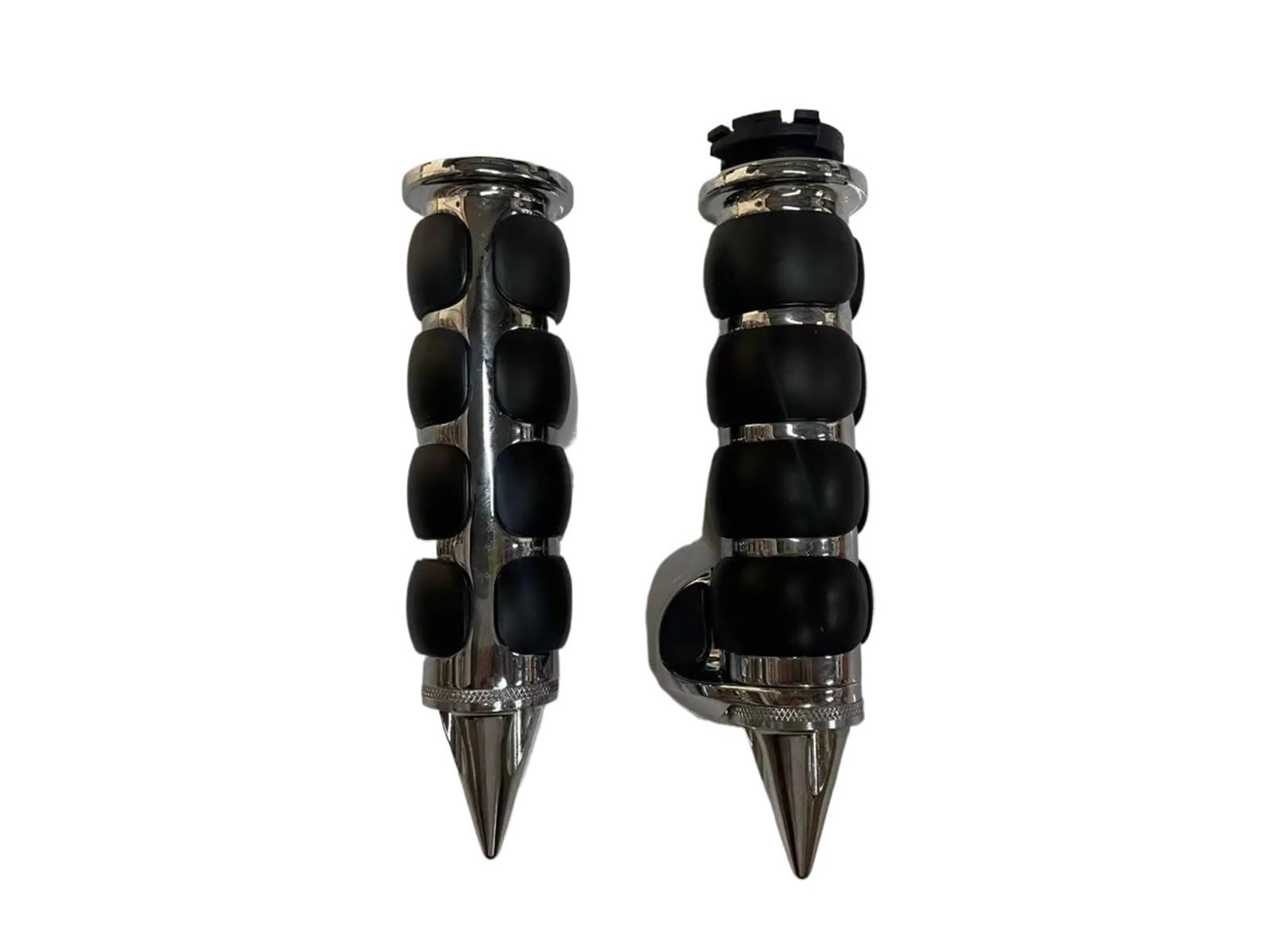 Manopole Per Freni In Gomma Manopole per manubrio antiscivolo in gomma da 1" e 25 mm, adatte per Harley, adatte per Honda, adatte per Kawasaki, adatte per Suzuki, Cross Grip
