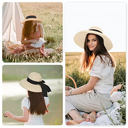 Sombrero de verano Surblue de paja para mujer miniatura 5