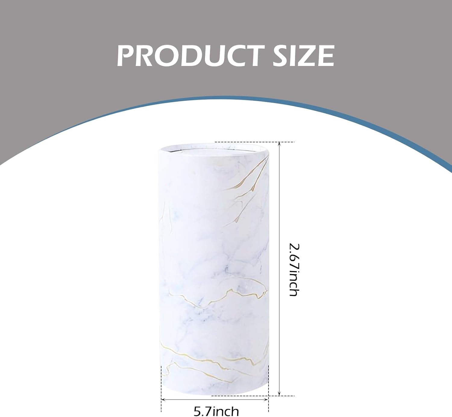 Car Tissue Holder, Car Cup Holder Facial Tissues, Car Travel Cup Holder with 4 Pack Facial Tissues, Tissues Cylinder Box Container (White) image 2