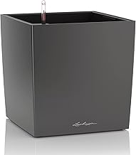 LECHUZA CUBE Premium 40 anthrazit metallic 16363