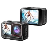 AIKER Action Cam 4k,Pro-Version Action Kamera Mit 5k/30FPS,48MP, Ultra Stabil EIS Bildstabilisierung,170° Weitwinkel,Extreme Laufzeit,Dual Screen Elite Edition Action Cam Für Motorrad,Fahrrad&Outdoor