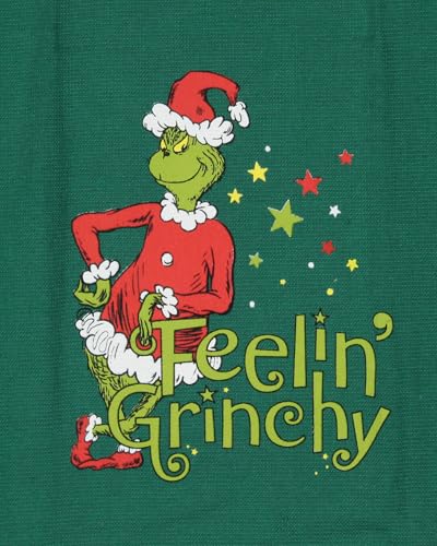 Conjunto de luvas de forno Grinch Dr Seuss How The Grinch Stole Christmas Feelin Grinchy Kitchen Ove