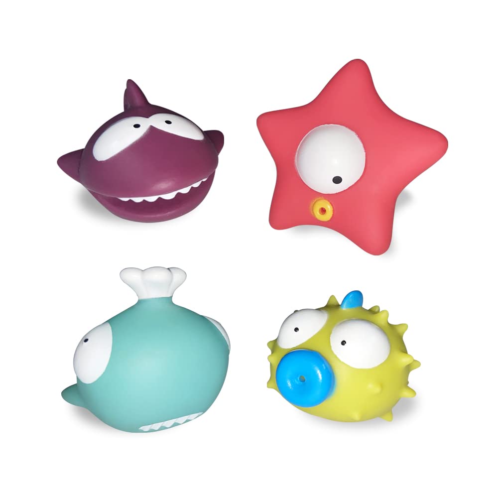 3 Uds Juguetes De Animales Marinos Juguete Para Bebés Y Niños Baño De Agua Niños Dibujos Animados Piscina Bañera 105 Delfín 14 Ballena Pequeña 102 / Piscinas Y Juegos Acuáticos