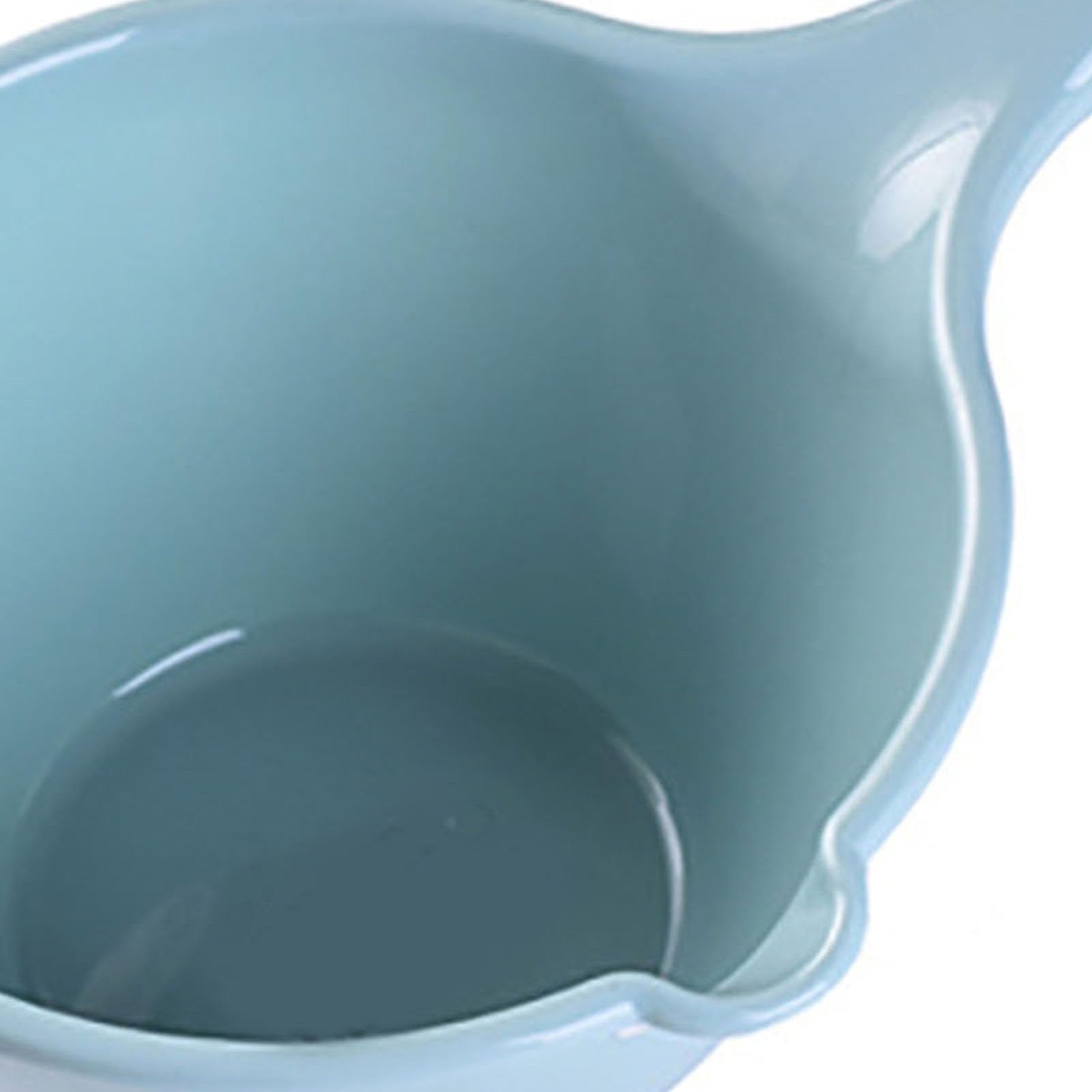 lyrlody Wasserkelle Plastikbad Schaufel Wiederverwendbar Verdickt Tiefes Breites Design für Küchenbadeblüte Waschen mit Großer Kapazität Einfaches Hangloch (S)