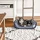 AcserGery Haustier Katzenbett Kissen Weich Hundebett Warm Hundeschlafplatz Katzendecke Hundematratze Hundesofa Katzensofa (Grau)