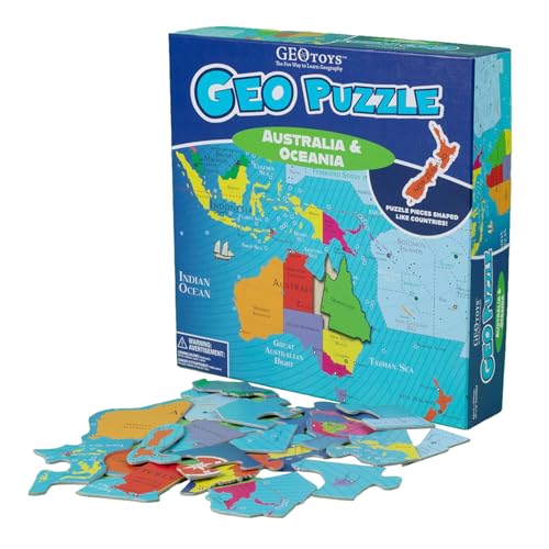 Australia & Oceania Shaped 70 Pc Jigsaw Puzzles