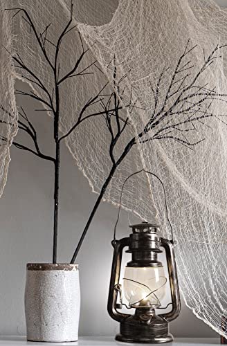 Rustic Old Fashioned Light Up Lantern, Metal/Glass​ #TOP2