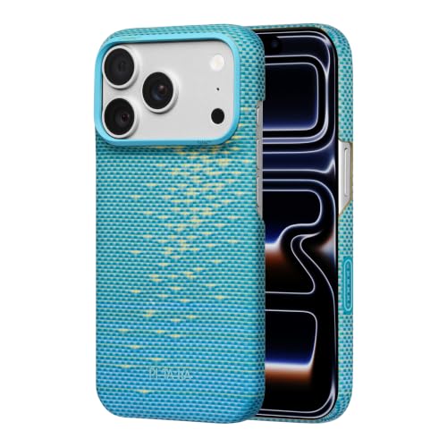 Image of pitaka for iPhone 18 Pro Case 6.3 inch with Caseless Feeling, Lucid Blue