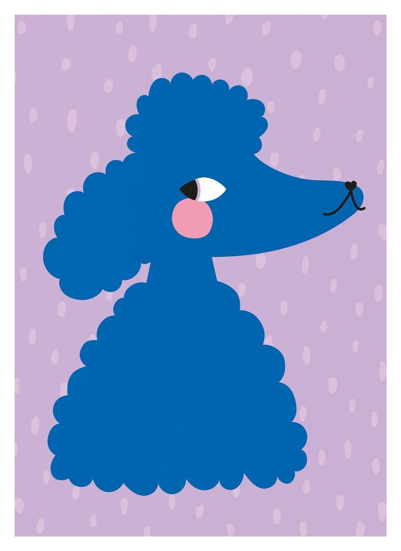 XENITE Wall Art Canvas Prints Personalized Kids Minimalist Poster Cute Playful Prints Portrait Girl Nursery Canvas Painting Wall Picture Children's Room Decor(I,40X50cm)
