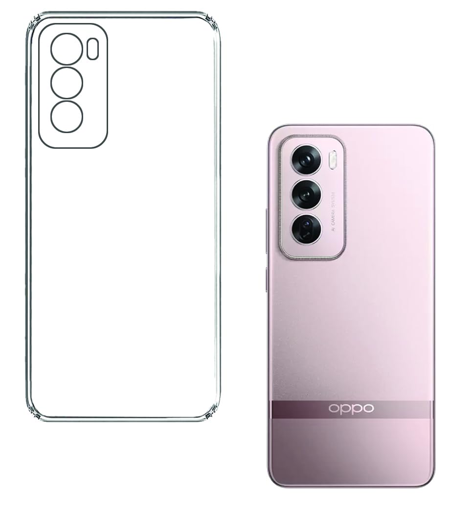 Pinaaki Enterprises Oppo Reno 12 Pro 5G Back Cover | Slim Soft Back Case for Oppo Reno 12 Pro 5G (Transparent) (B0DF6D1492) Amazon Price History, Amazon Price Tracker