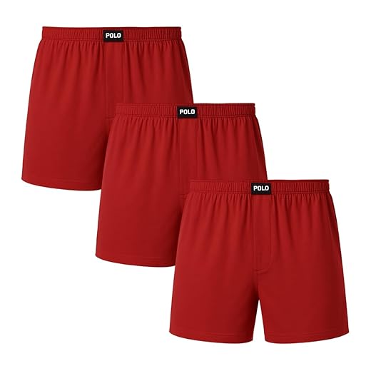 Kit 3 Cuecas Samba Canção Viscose Fibra de Bambu Pijama para Dormir Toque Algodão Gelado Premium