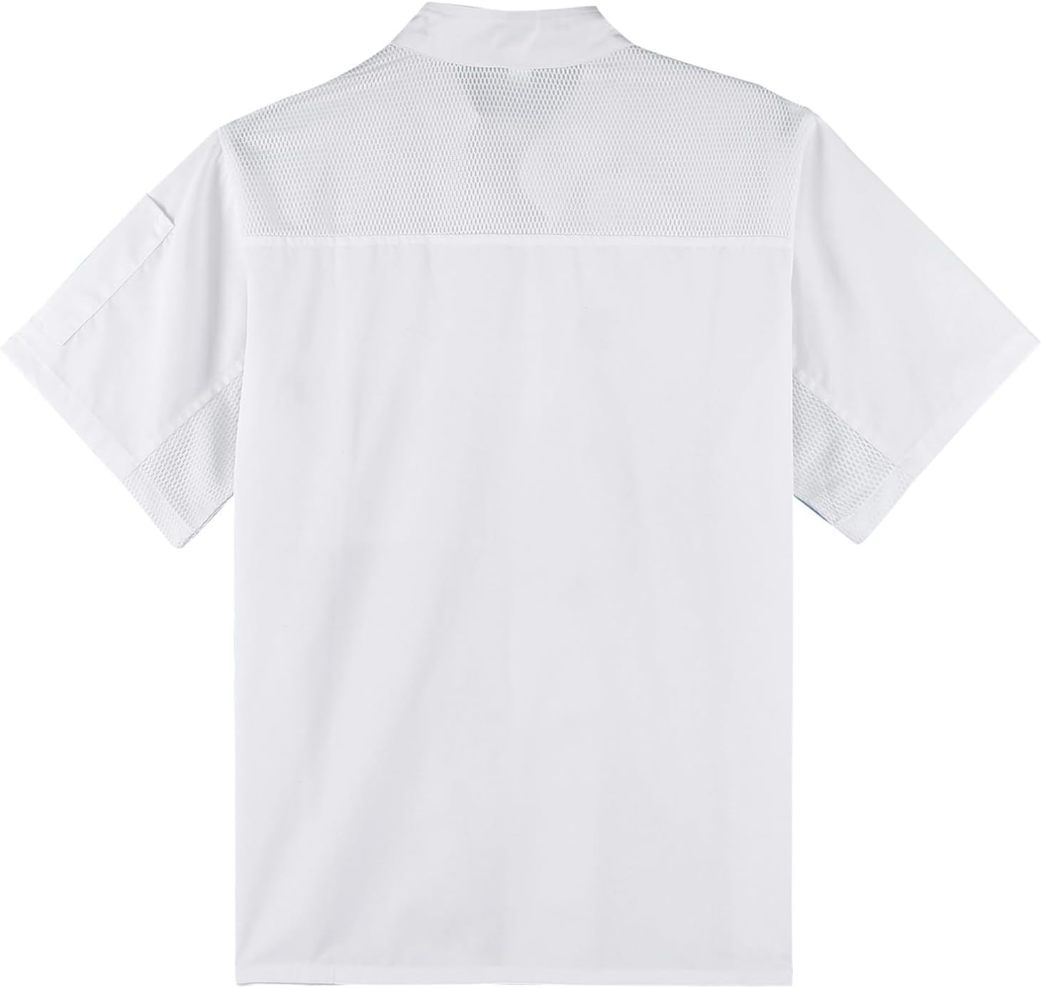 iiniim Unisex Chef Jacket Men's Chef Coat Restaurant Kitchen Chef Uniforms Short Sleeve Cooking Hotel