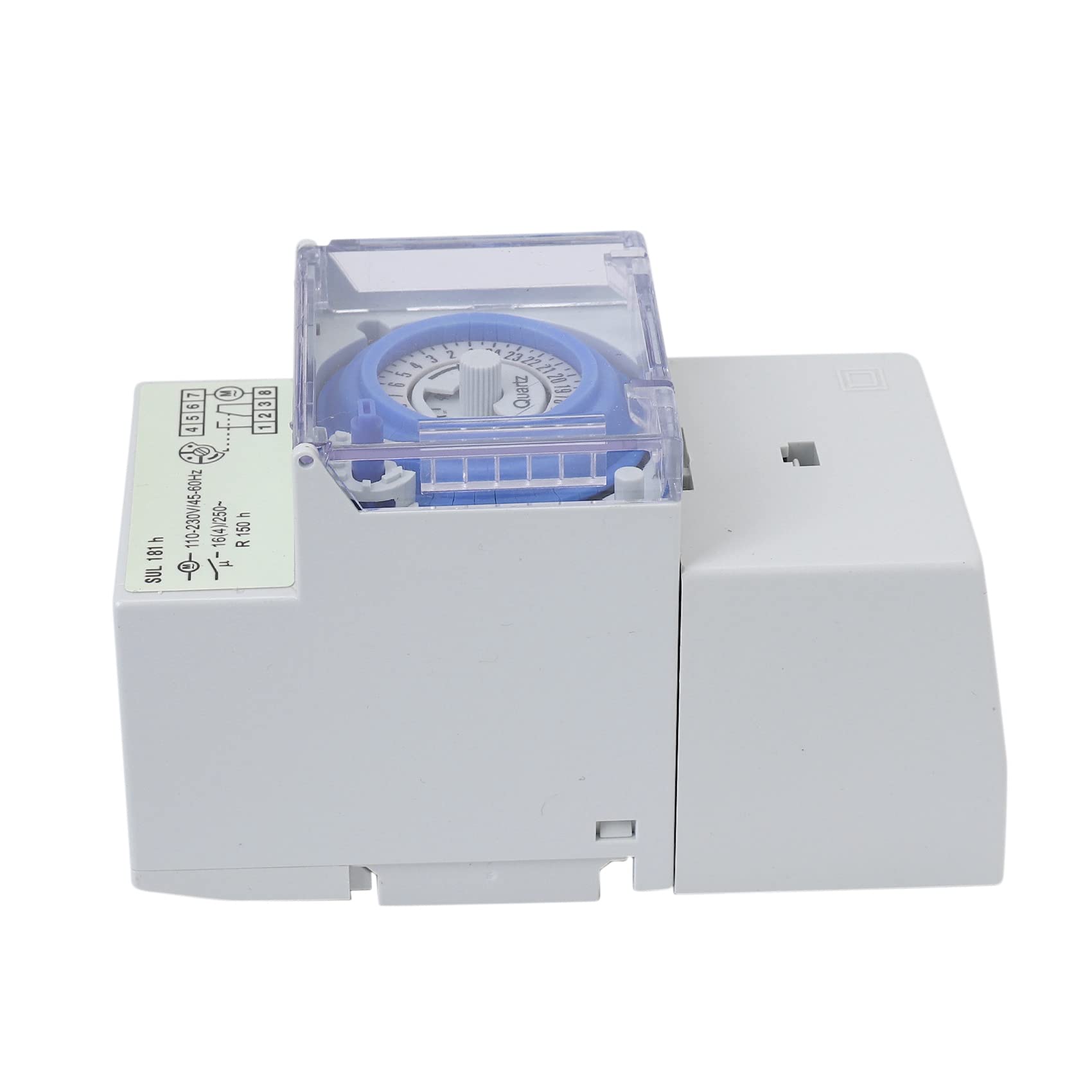 Programador Enchufe Temporizador Mecánico 24H Para Riel DIN