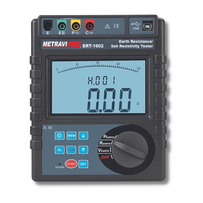 Buy Metravi Pro ERT1602 Earth Resistance and Soil Resistivity Tester