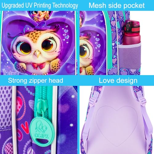Image of 16 inch Backpack for Girls Boys 4-8, 3Pcs Kids Bookbag Set with Lunch Box, School Bag for Preschool Kindergarten