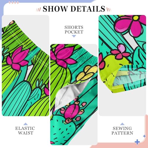 J JOYSAY Blooming Cactus Plant Bright Pajamas Pants Soft Long Pajama Bottoms Lounge Sleep Pants Size S-XL4