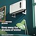 VOVGUU Wall Heater, Electric Space Heater for Bathroom 1500W, Electrical Wall Mounted Heater, Remote Control Bathroom With Towel Rack, Waterproof
