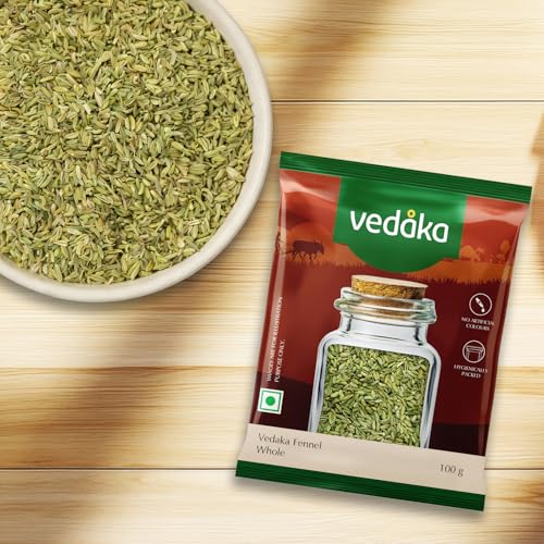 Image of Amazon Brand - Vedaka Fennel Whole | 100 G | Saunf