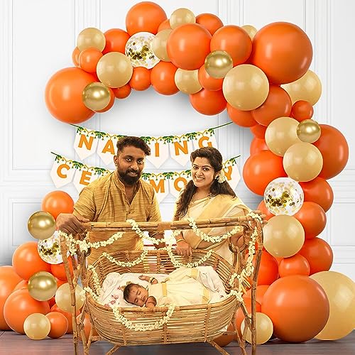 Image of Party Propz Baby Naming Ceremony Decoration Kit - 58Pc Namkaran Ceremony Decoration, Naming Ceremony Name Reveal Board, Naming Ceremony Banner, Name Ceremony Decoration Items, Naming Ceremony Backdrop