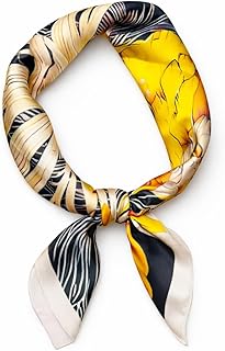 AMN Trendzz Satin Silk Scarf for Women, Stylish Satin Scarf 65×65 cm Square, Scarf for Women Elegant Head and Neck Accesso...