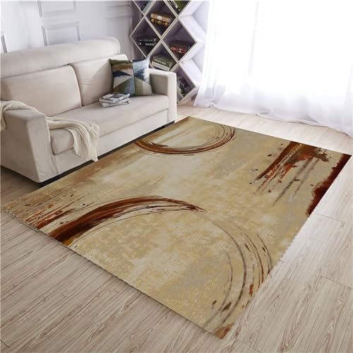Tapis moderne et simple 180x250 cm marron pour sol de terrasse