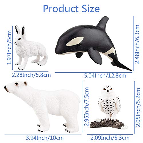 plastic arctic animal figures