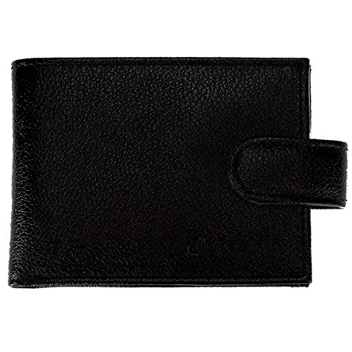 Carteira em Couro Masculina, Fasolo, Preto