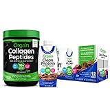 Product 1: Includes 1 (1 Pound) ready to mix Orgain Grass Fed Pasture Raised Hydrolyzed Collagen Peptides Protein Powder Product 1: 20 grams of pure unflavored collagen hydrolysate, approximately 18 grams of protein, type I & III collagen, essential ...