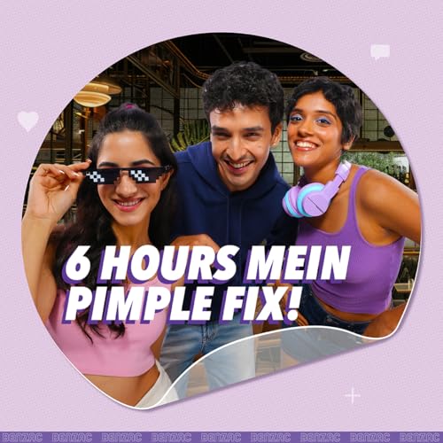 Image of Benzac Power Patch | Fast-Acting Pimple Patch | 6-Hour Visible Results | Ultra-Thin & Invisible Acne Patches | Shrinks, Soothes & Fades Pimples | Dermatologist-Tested | Pack of 12 Patches