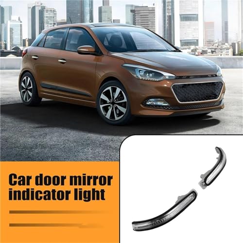Luz de señal de giro para retrovisor Hyundai i20, repuesto contra fallos de indicador 3