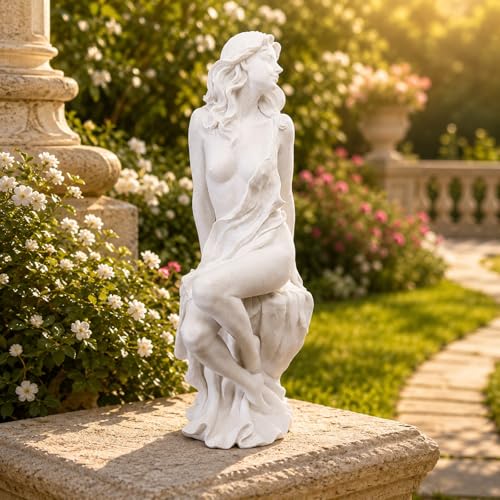 Estatua de Afrodita Griega 12" de Mármol y Poliresina miniatura 5
