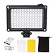 Produktbild ULANZI Rechargeble 96 LED Videoleuchte Tasche Mini auf Kamera Led Licht mit 2500mAh Batterie und Magnet Filter für Sony Panasonic Canon Nikon DSLR Camcorder
