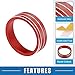 ABSOPRO Car SUV Trim - 4WD Terrain Knob Cover for Jeep Cherokee, Compass & Renegade (2014-2021) - Red