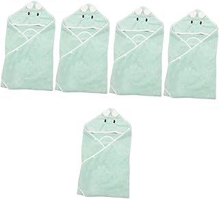ibasenice 5 Pçs Capa De Bebê Toalha De Banho Toalha De Banho Com Capuz De Bebê Toalha De Banho Com Capuz De Bebê Toalhas De Banho De Bebê Macias Toalhas De Bebê De Algodão Toalha De Banho